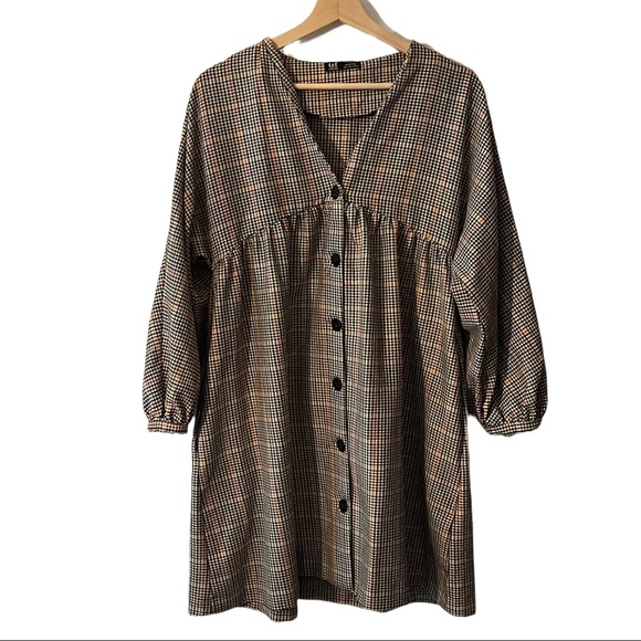Zara Dresses & Skirts - Zara plaid babydoll dress